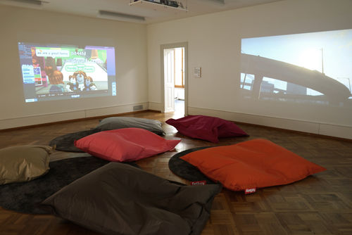 Workshop Photographing Virtual Spaces installation shot