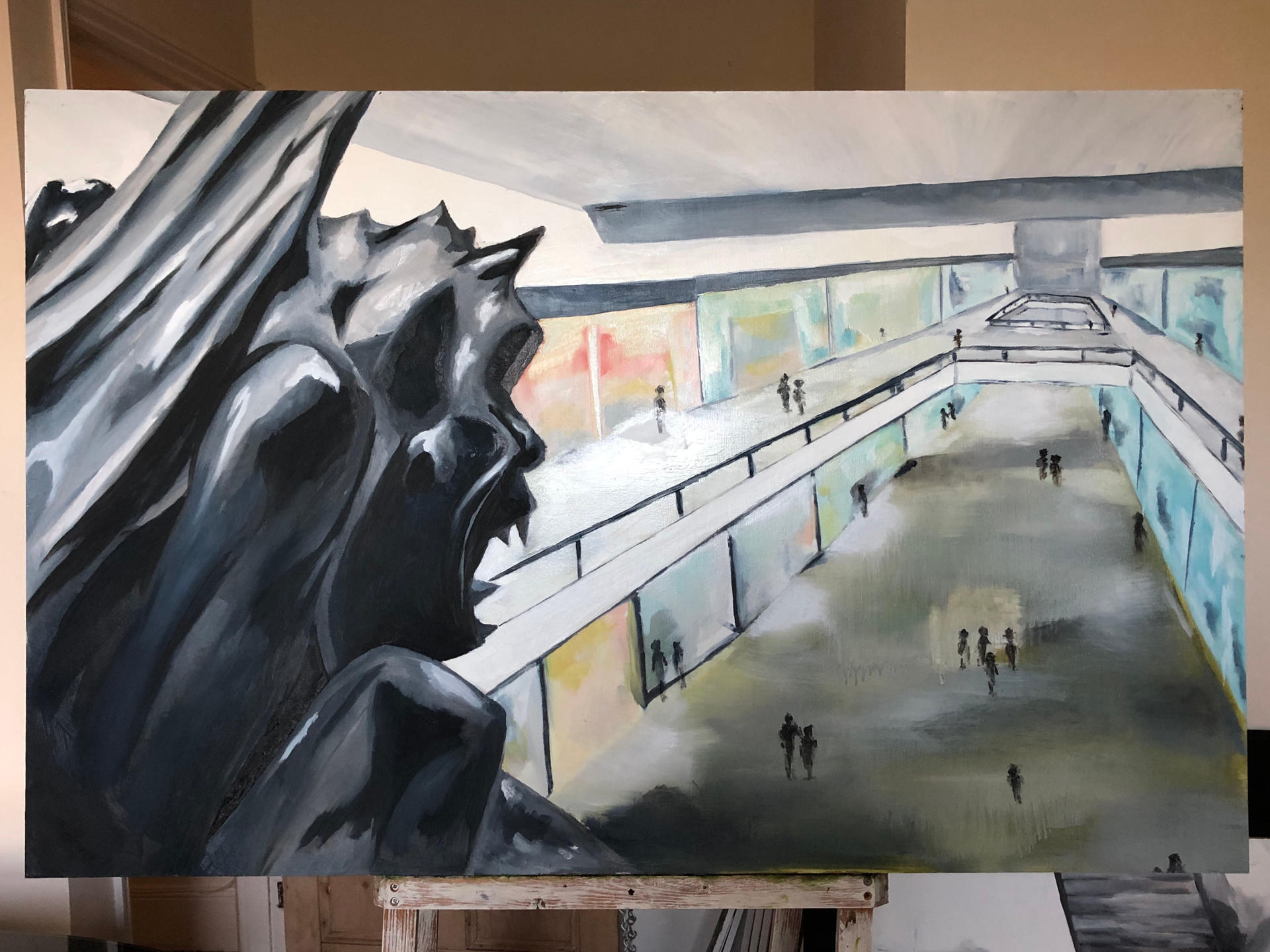 DECLAN JOSE HUNCHED PAINTING DRAWING AND PRINTMAKING