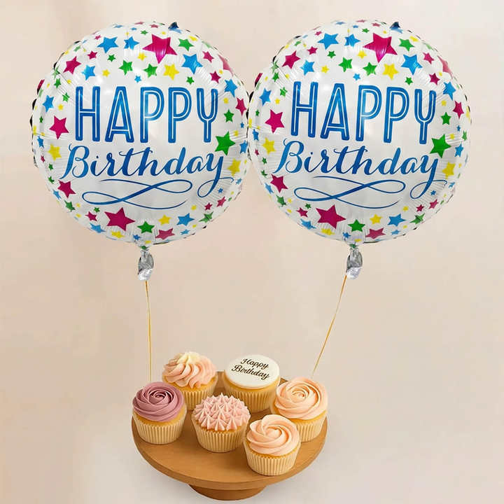 طقم كب كيك عيد ميلاد - كب كيك
