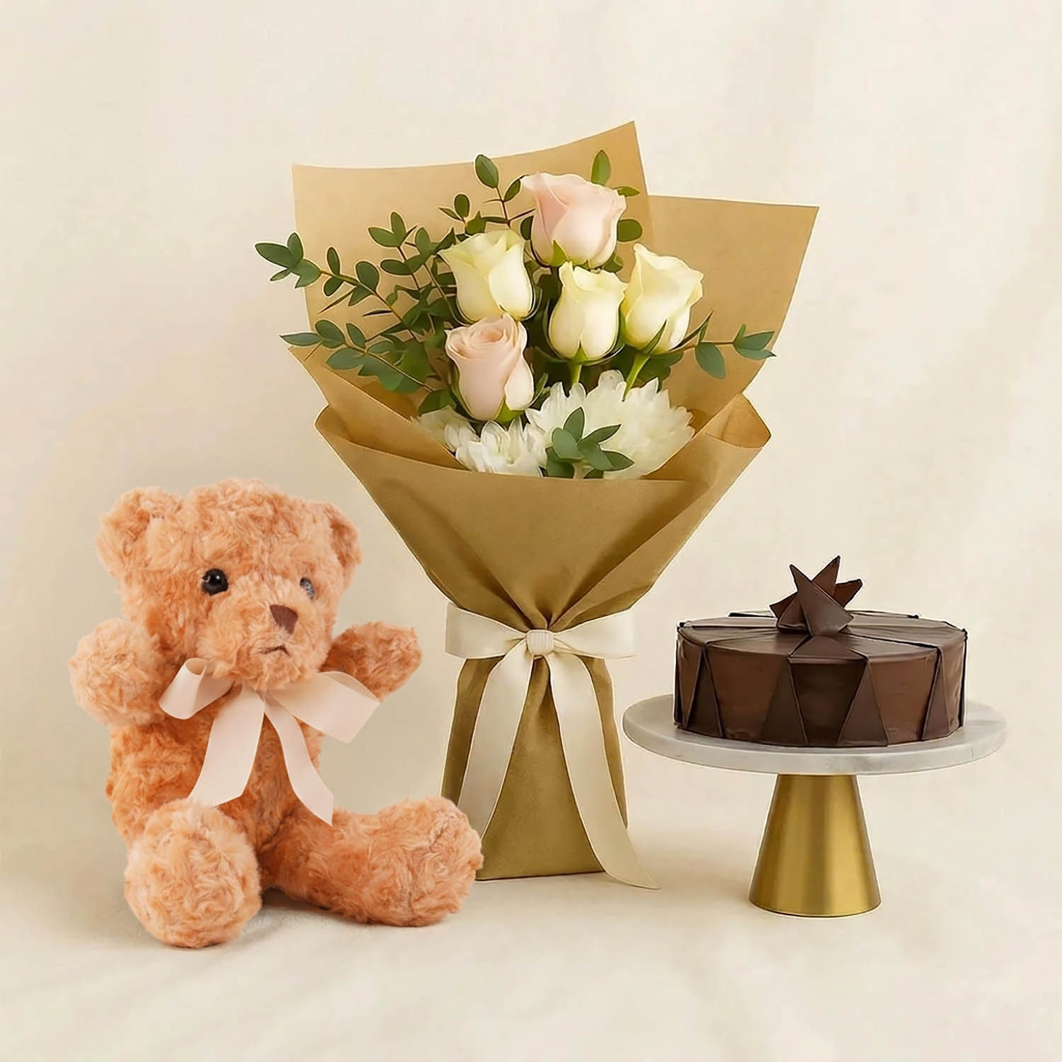 With Chocolate Cake