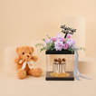 Birthday Rose Stand | Cake With Teddy Bear
