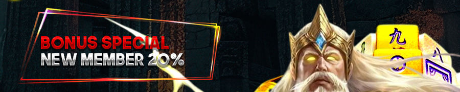 BONUS NEW MEMBER 20%