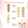 24K Rose Gold Toner - Pore Tightening Face Toning Essence For Youthful Complexion, 100ml