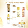 24K Gold Day Cream SPF25 PA+++ - Advanced Non-oily UV Shield, Enhances Skin Elasticity, 40g