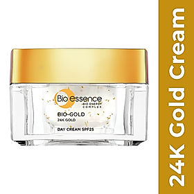 24K Gold Day Cream SPF25 PA+++ - Advanced Non-oily UV Shield, Enhances Skin Elasticity, 40g