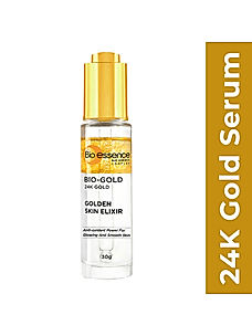 24K Gold Skin Elixir - Face Serum Fights Hyper-pigmentation & Dark Spots, Skin Lightening, 30g