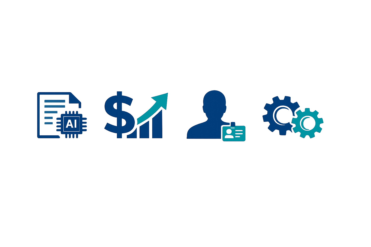 Four buying intent signals for AI consulting: job postings mentioning AI/ML, recent funding rounds, leadership changes like Head of AI hires, and competitor AI adoption
