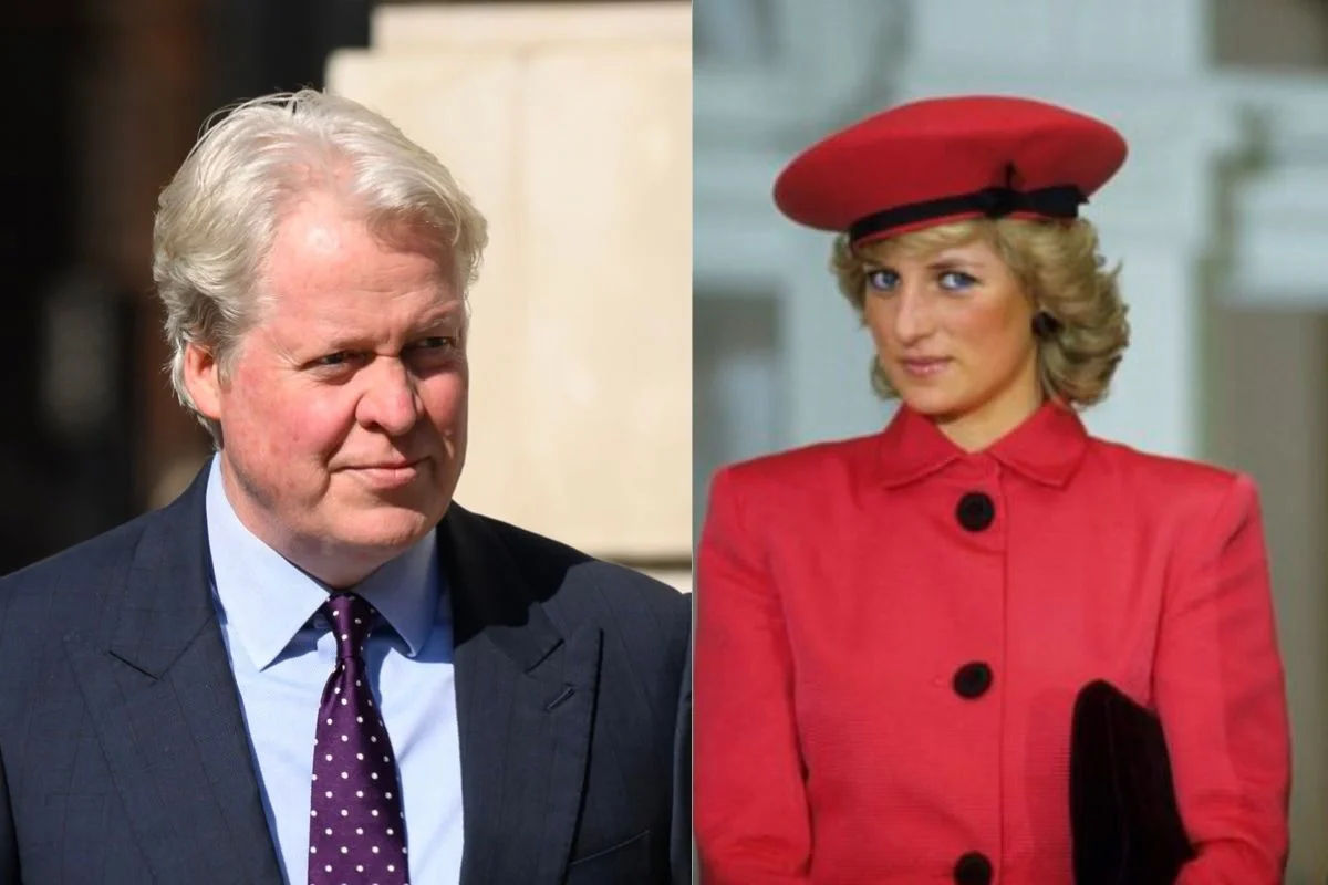 Charles Spencer durante entrevista sobre a relação com a irmã, a princesa Diana