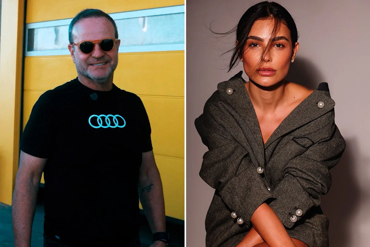 Cíntia Chagas e Rubens Barrichello durante o período em que assumiram o namoro
