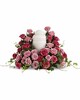 Teleflora's Bed of Pink Roses