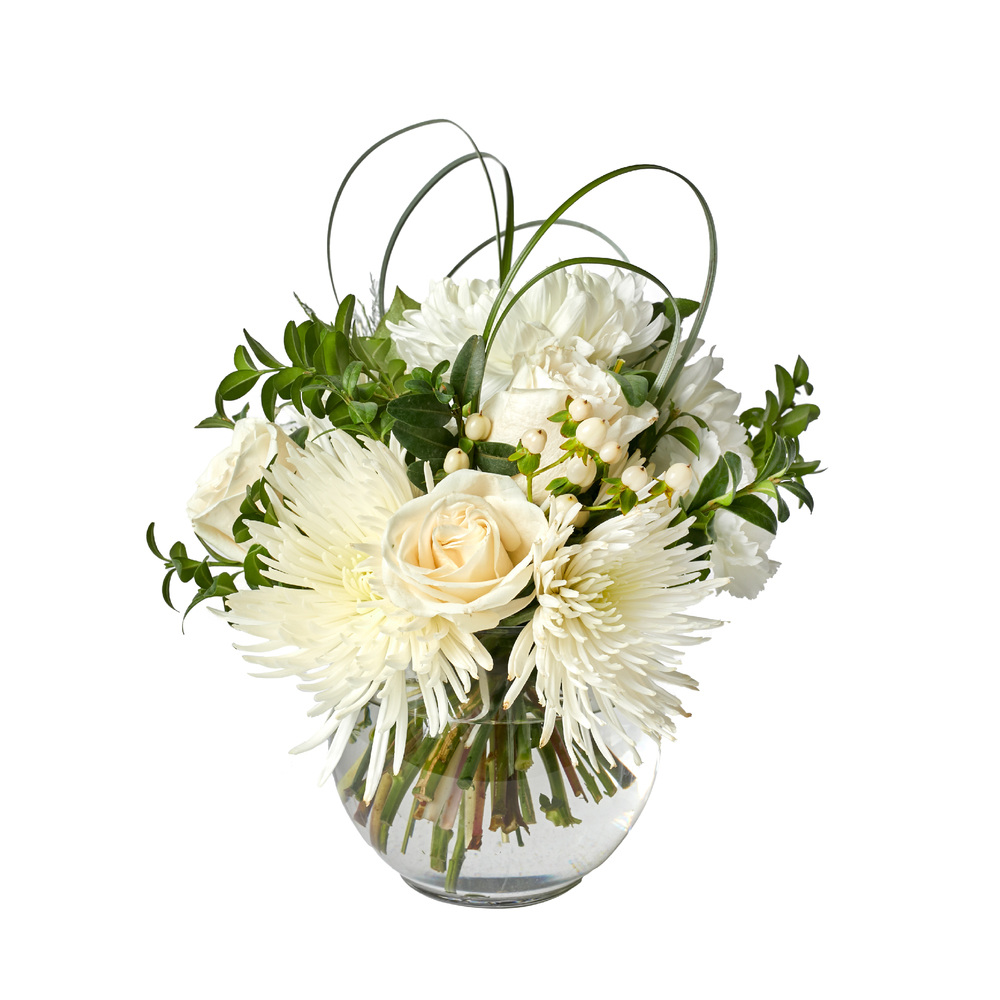 White Cremones and White Carnations