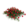 Red Carnation Casket Spray