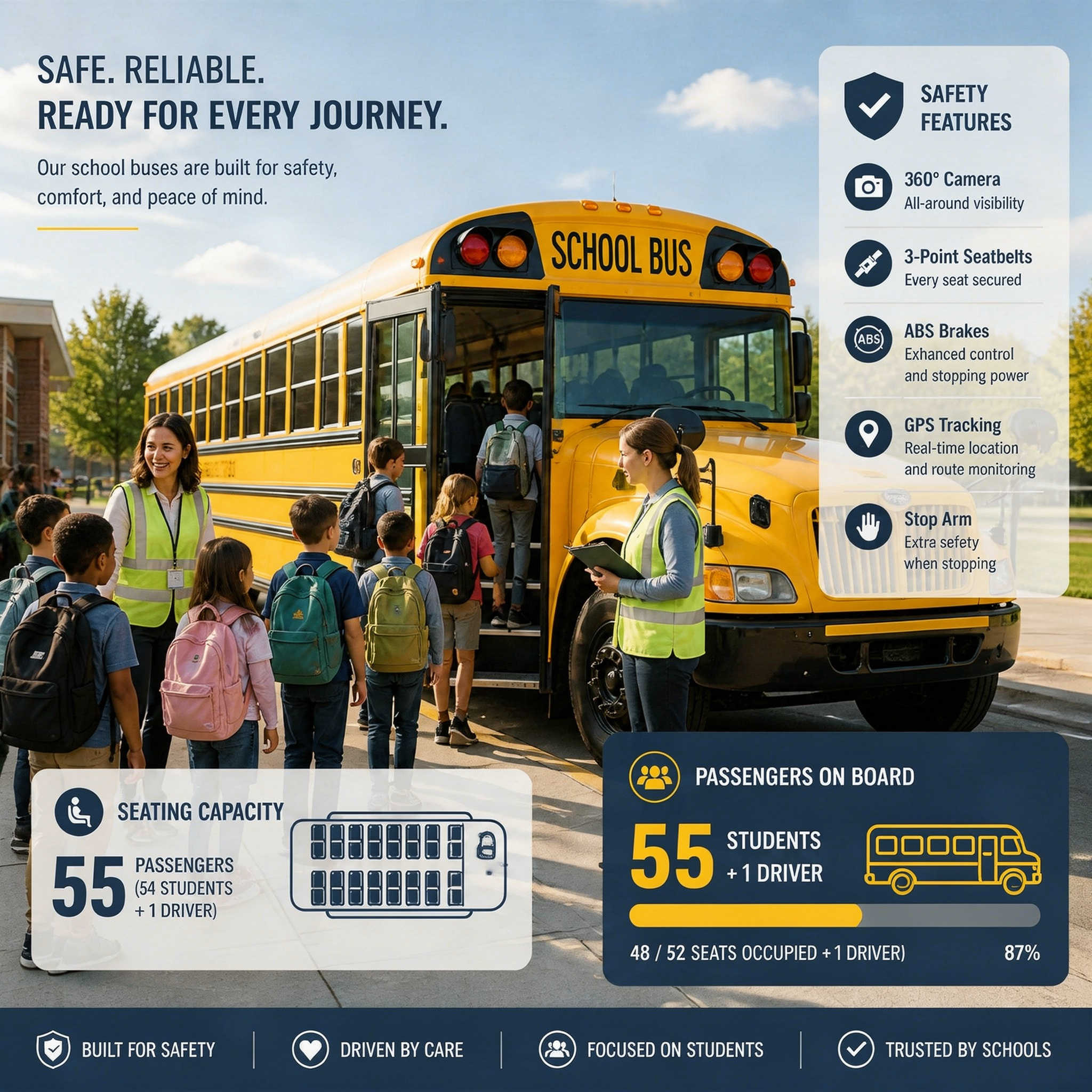 School Trip Bus Rental Guide: Mini Bus vs Large Bus