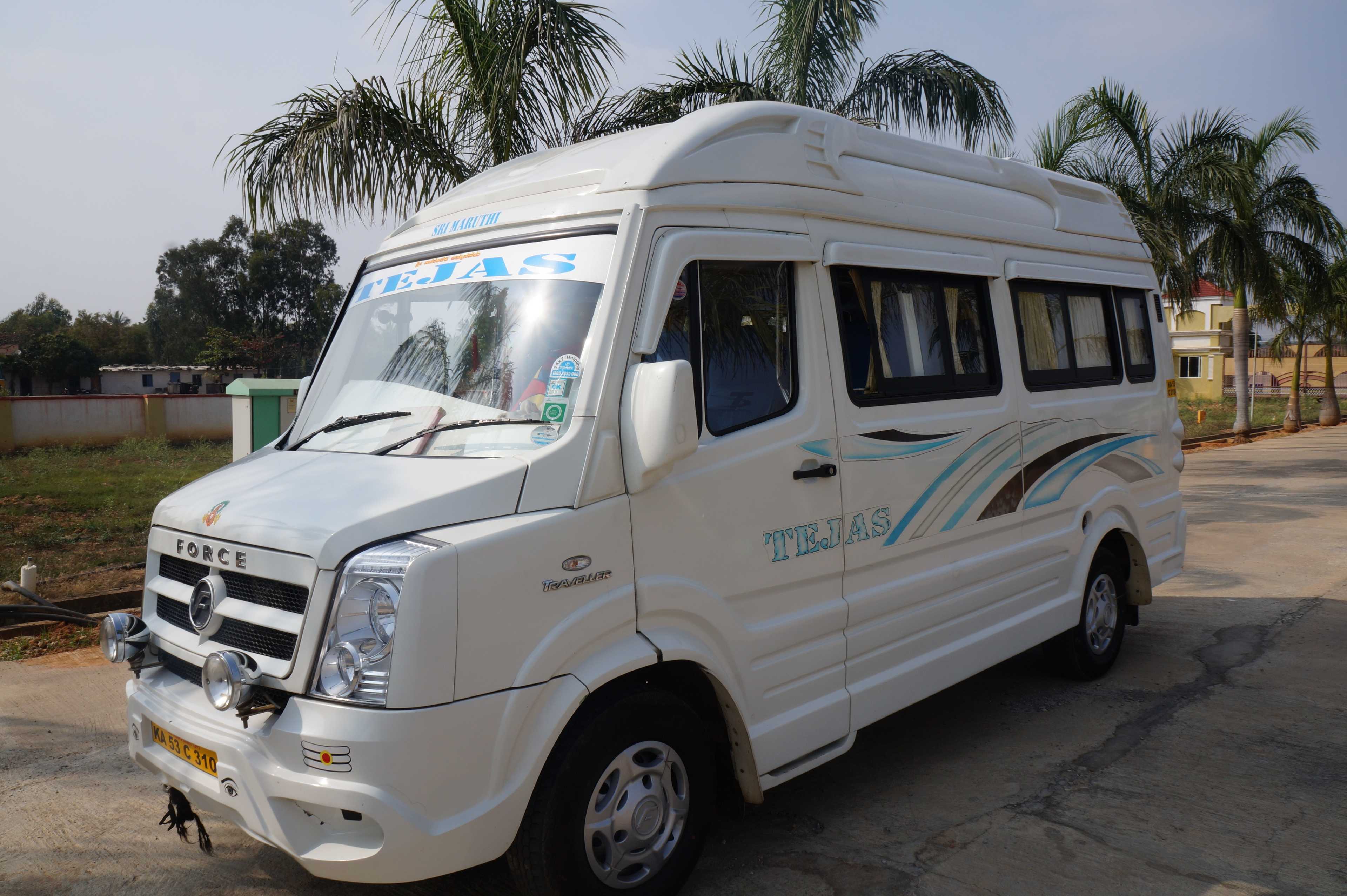 12 Seater Tempo Traveller Luxury A/C 2/1