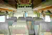 Clean and elegant tempo traveller cabin interior