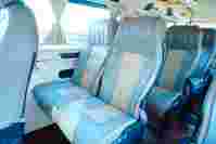 Back view of tempo traveller showing luggage space