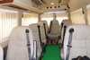 Interior view of tempo traveller with pushback seats