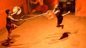 Kalaripayattu and Kathakali