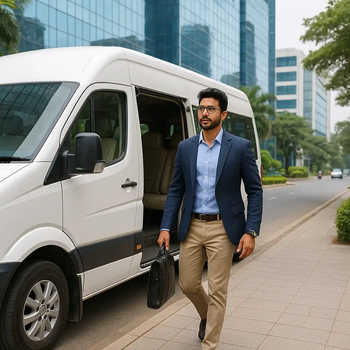10 Seater Force Urbania Hire Mysore