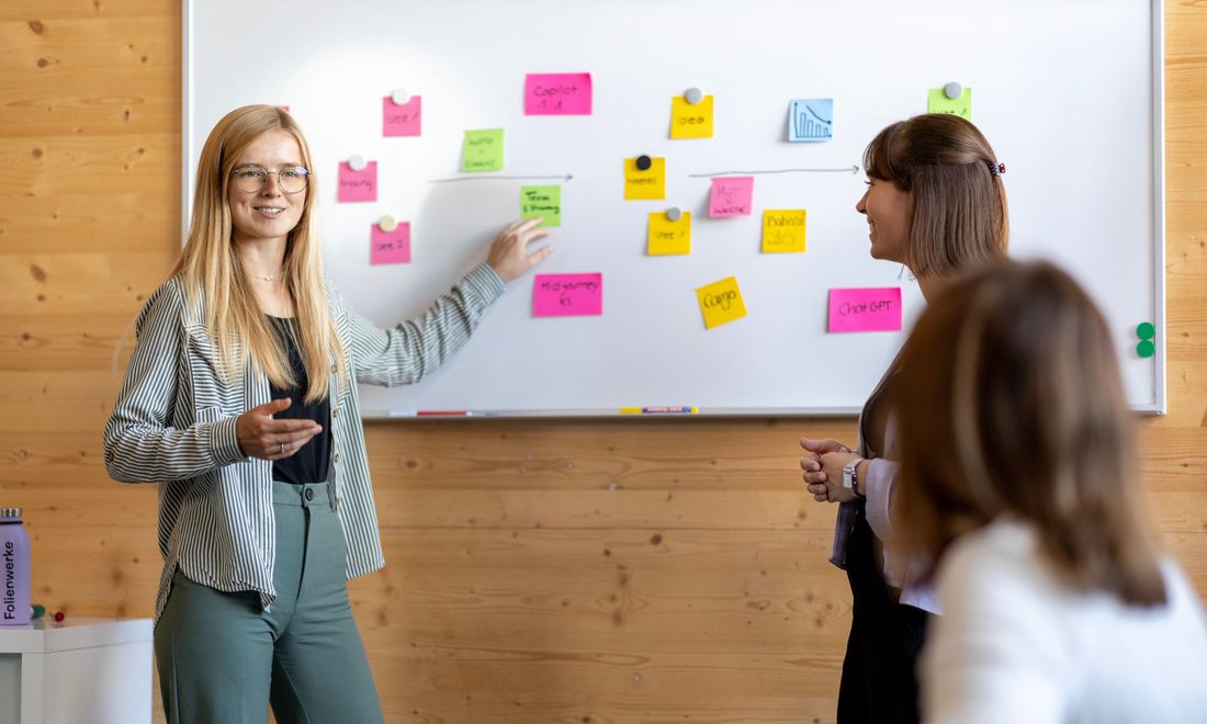 Post-its am Workshop.