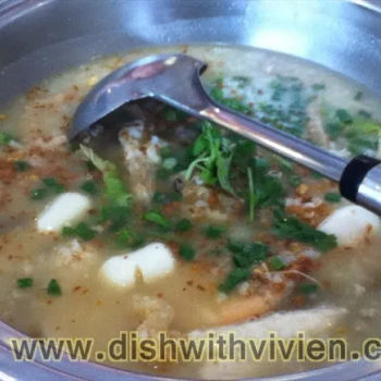 Porridge With Seafood(Fish Ball, Fish Meat Etc)
