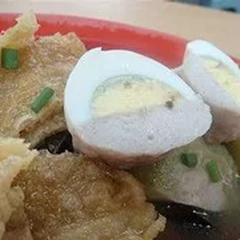 Yong Tau Fu and Hard Boiled Egg