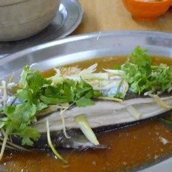 Steamed Patin Fish
