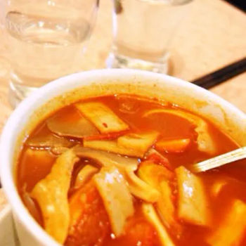 Seafood Tom Yam Soup With Rice