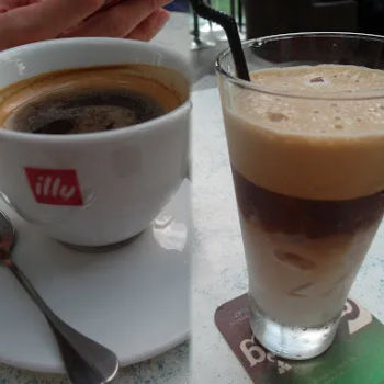 Iced Latte and Americano