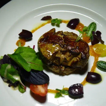 Goose Liver And Sweet Potato