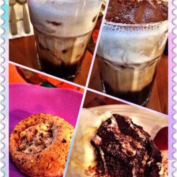 Iced Cappuccino, Iced Latte, Espresso Cookie and Ice Cream