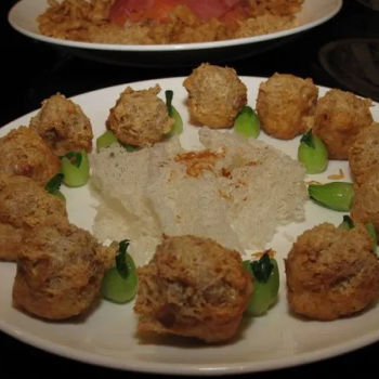 Deep Fried Bean Curd Skin Stuffed With French Goose Liver