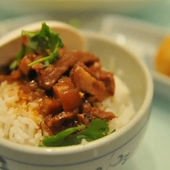 Rice With Braised Pork