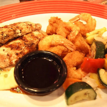 Chicken with Shrimp Chop