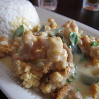 Butter Mantis with Rice