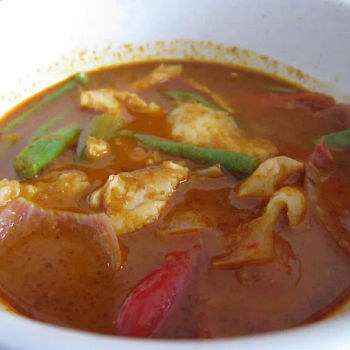 Assam Pedas Seafood with Rice
