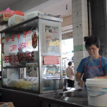 Dong Fong Curry Mee stall