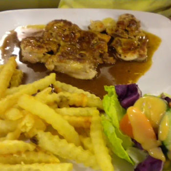 Black Pepper Chicken Chop