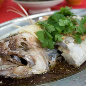 Steamed fish
