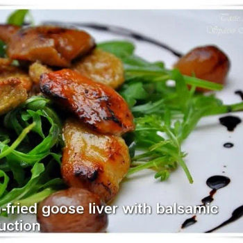 Pan-fried Goose Liver & Porcini