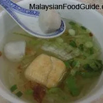 fish balls  &  tau fu bok ’soup