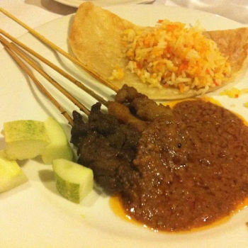 Satay And Rice