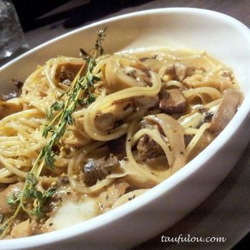 Mushroom Mascarpone Pasta