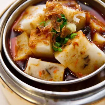 Steamed Carrot Cake 蒸辣油萝卜糕