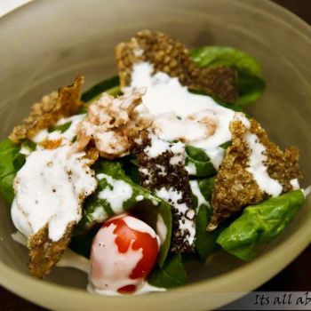 Salmon Skin Salad