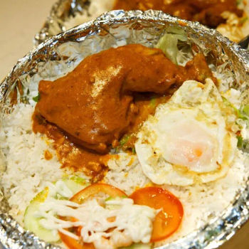 Curry Chicken Drumstick with Rice