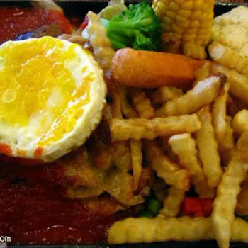 pork chop and sausage