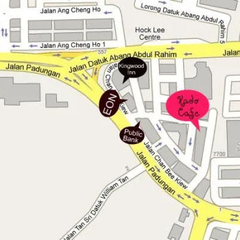 Kado Cafe Location Map