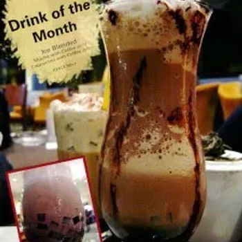 Ice Blended Mocha with Coffee Jelly