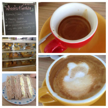 Menu Board, Pastries, Sandwich, Coffee